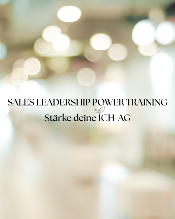 Sales Leadership Power Training