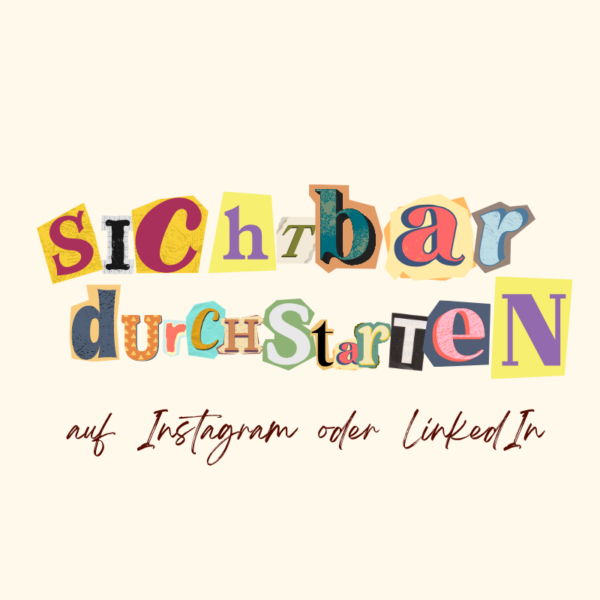 Positionierung Selbstständige 1:1 Sessions für klare Positionierung, Auftritt und Content Strategie für Instagram oder LinkedIn