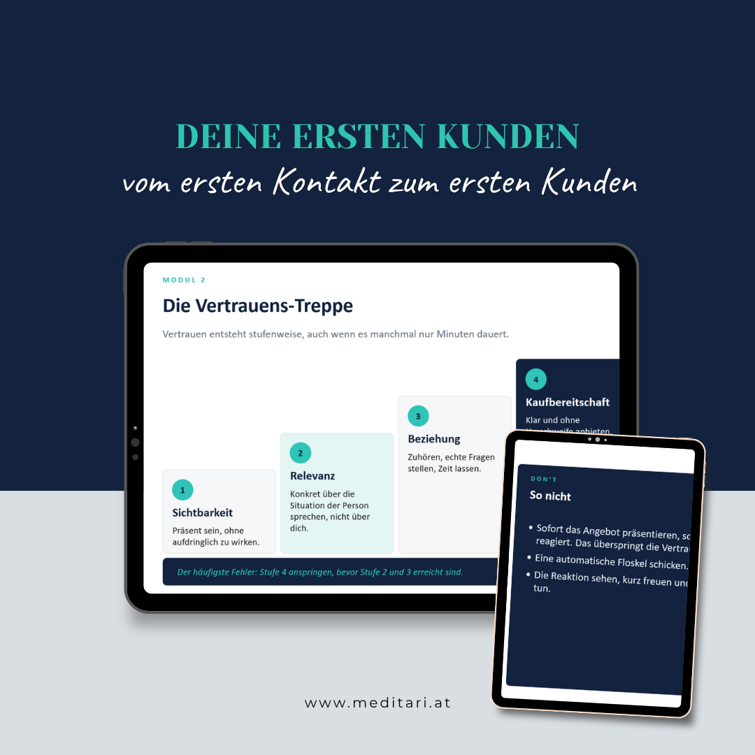 Deine ersten Kunden - Online-Kurs: Kunden gewinnen als Solo-Coach – Bild 4